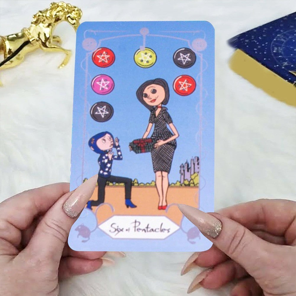 The Other Tarot A Coraline Tarot Deck With Guide Portable Divination Cards New