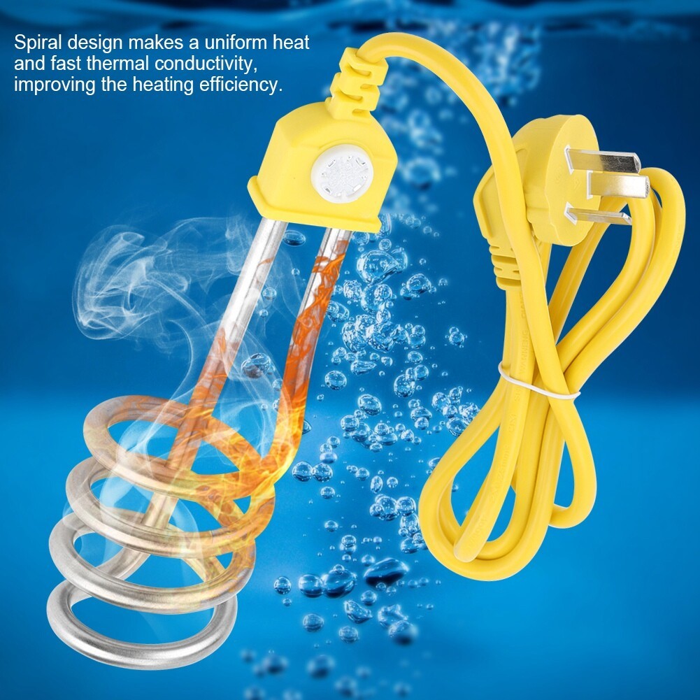 1800W Electric Immersion Water Heater Portable Suspension Hot Fast Boiler