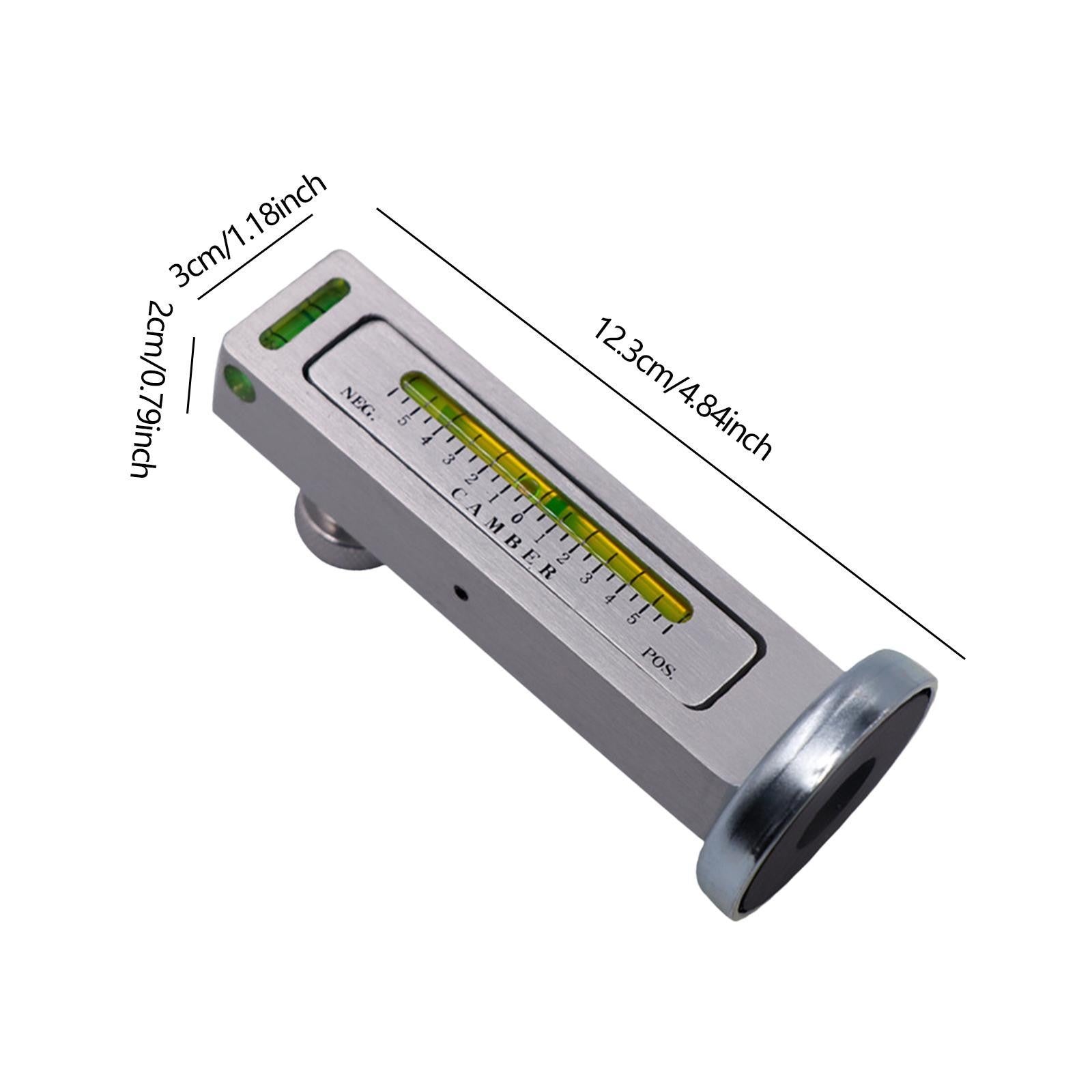 Magnetic Gauge Tool Wheel Alignment Level Instrument Camber Gauge for RV Car