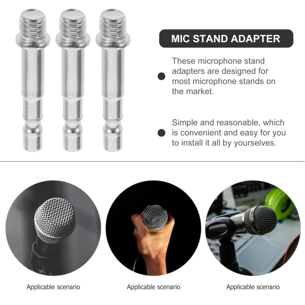 4 Pcs Microphone Stand Adapter Adapters for Conversion Connector