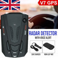 Car Radar GPS Speed For 16 Band V7 360°Police Safe Detector Voice Alert Laser