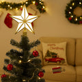 Christmas Tree Top Star Light Battery Powered Glowing Christmas Decorations