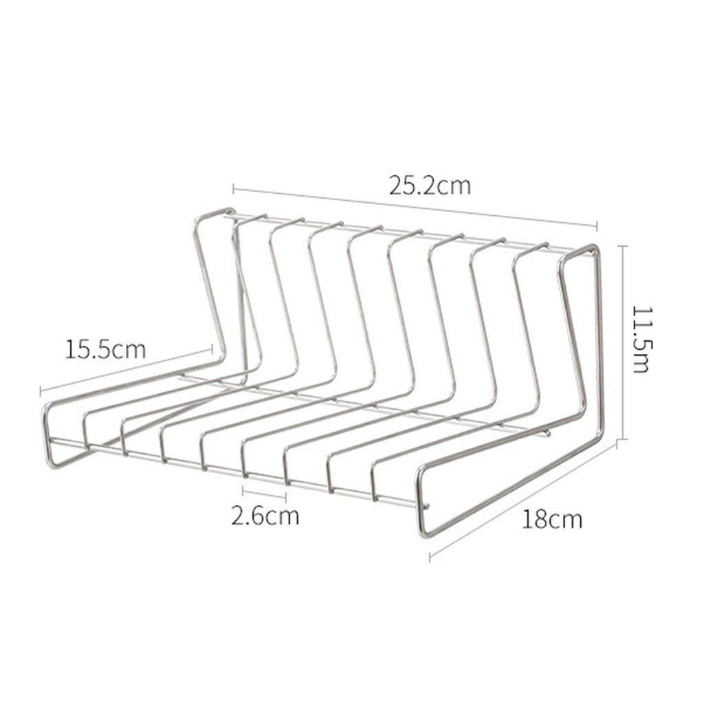 Dish Drying Rack Storage Holder Plate Organizer Dish Storage Rack for Home
