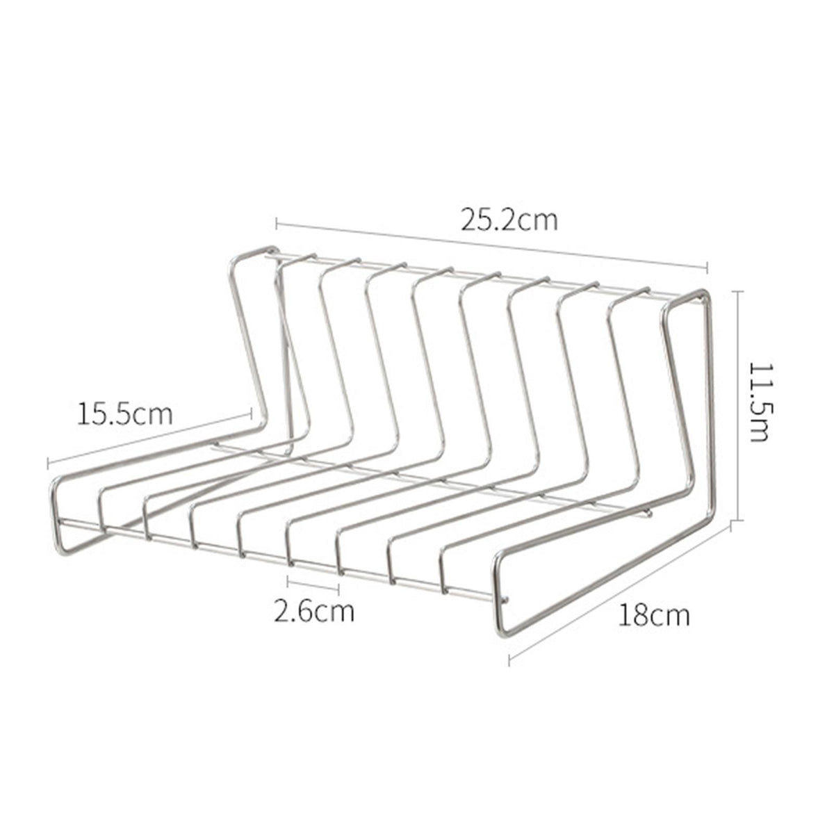 Dish Drying Rack Storage Holder Plate Organizer Dish Storage Rack for Home