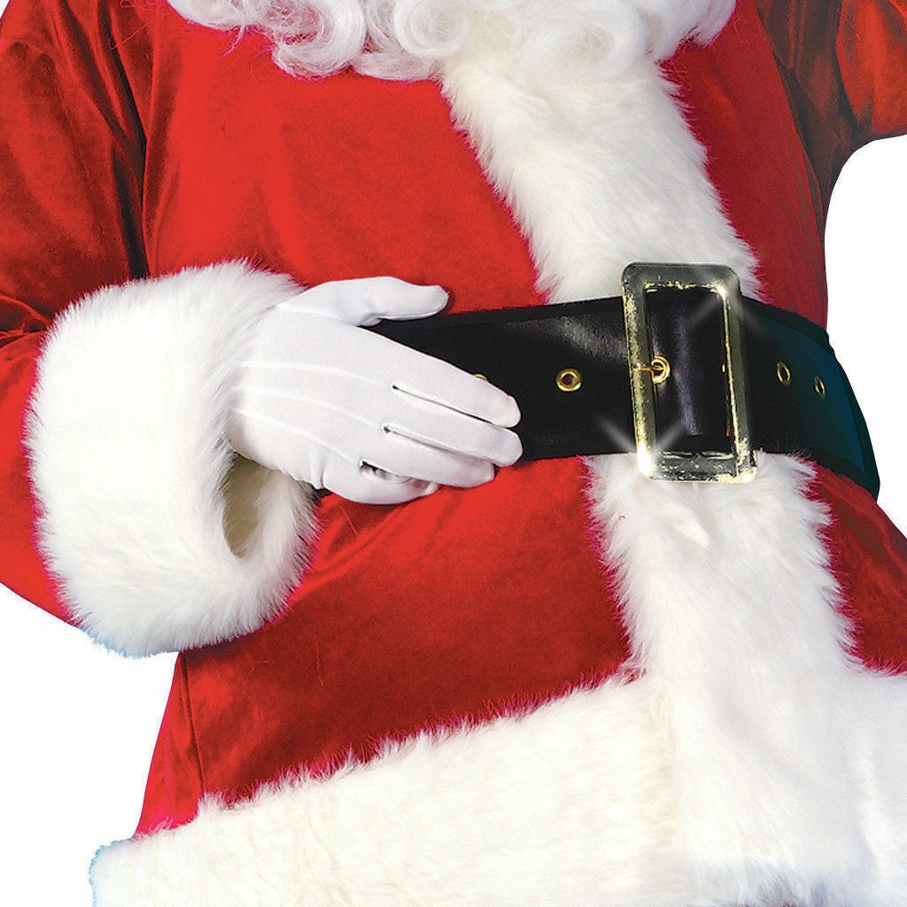 NEW Santa Claus Costume Suit Adult Father Christmas Fancy Dress Mens Xmas Outfit