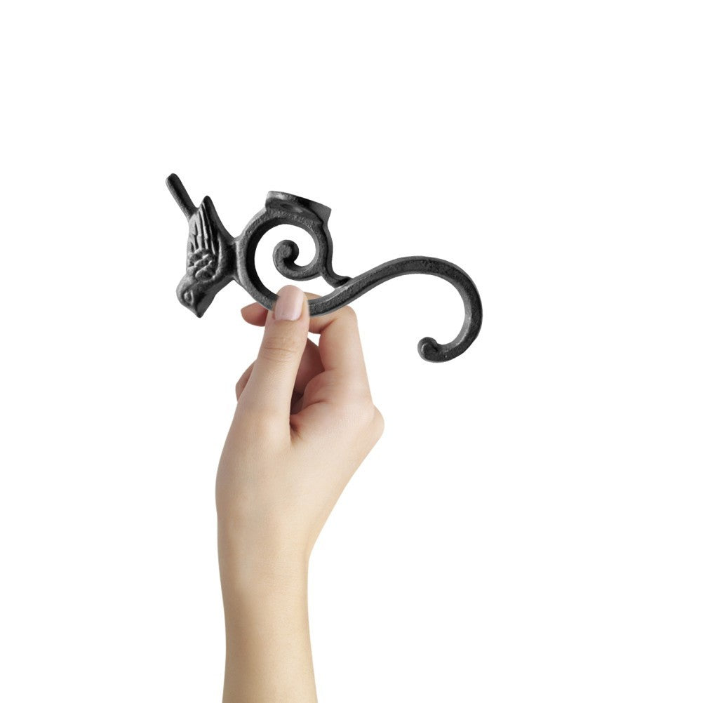 2 Pcs Wall Hooks Decorative Rustic Cast Iron Hanger Mounted Hangers.*