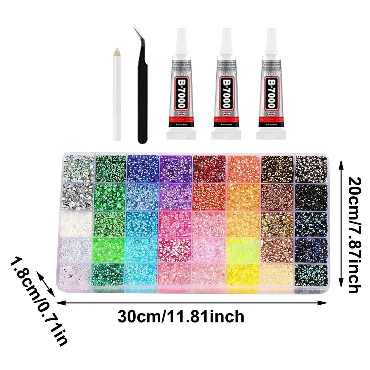 32000Pcs Mixed Color Jelly Rhinestones, Small 3mm Flatback Resin Stones DIY Art
