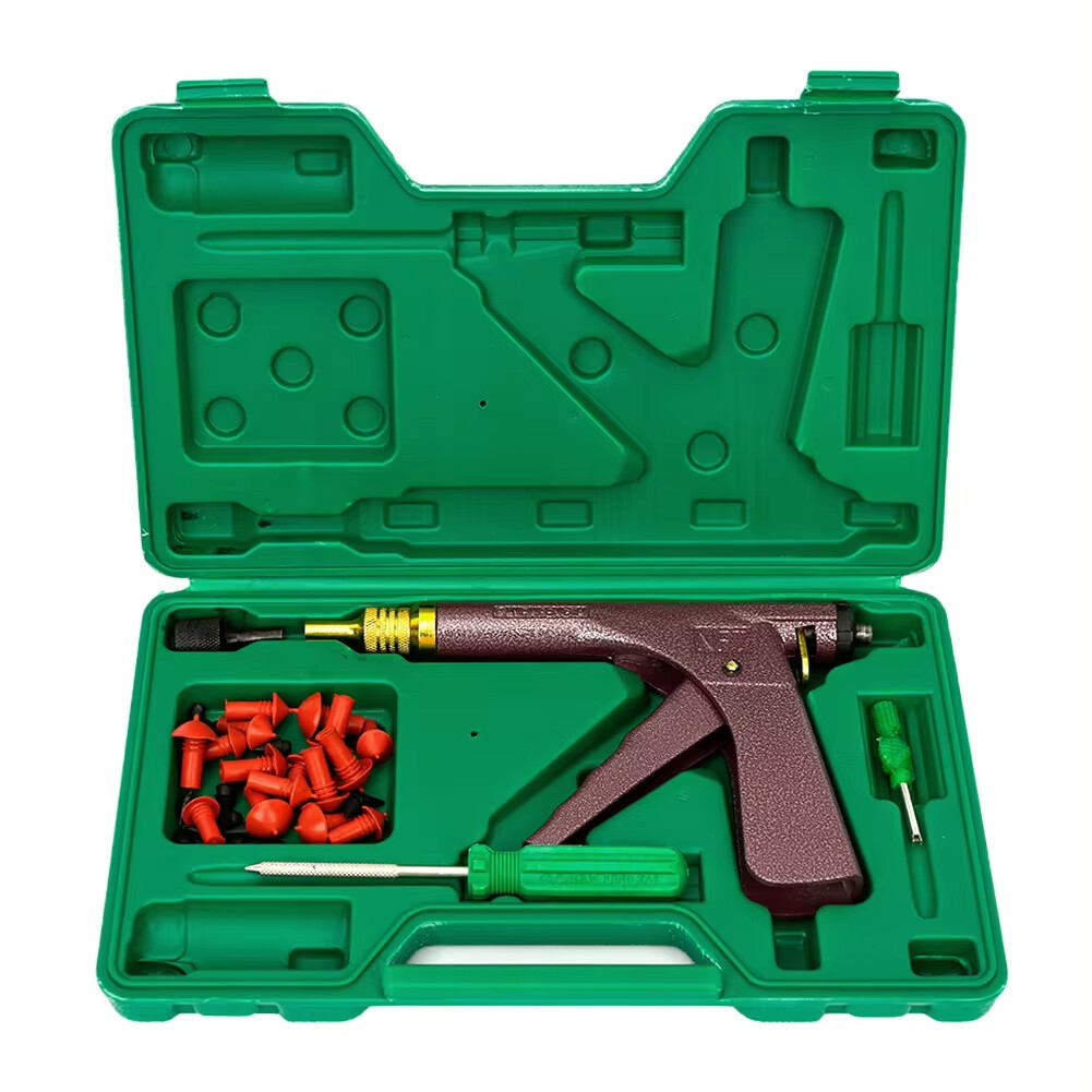 Rechargeable Emergency Tyre Puncture Repair Tools Kit Mending Kit Car Van Motorc
