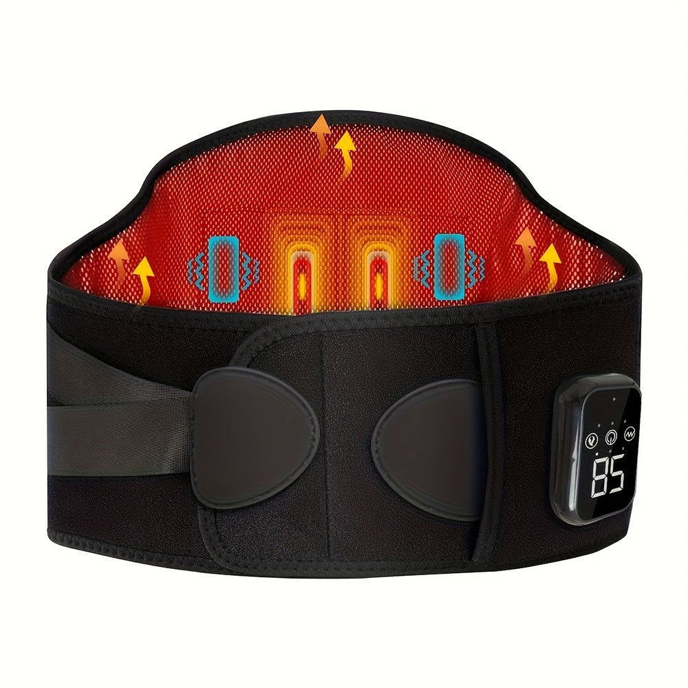 Heating Massage Waist Belt Cordless Pad Electric Heat Wrap For Back Relief