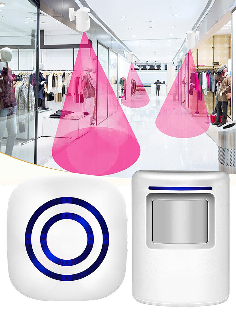 Wireless Driveway Alarm Doorbell Motion Sensor Alarm Detector Home Security