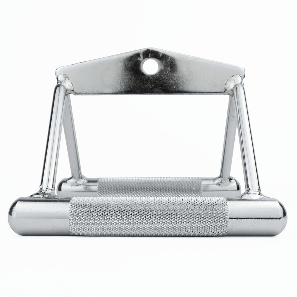 Double Seated V Row Close Grip Handle Multi Gym Bar Twin Lat Cable Attachment