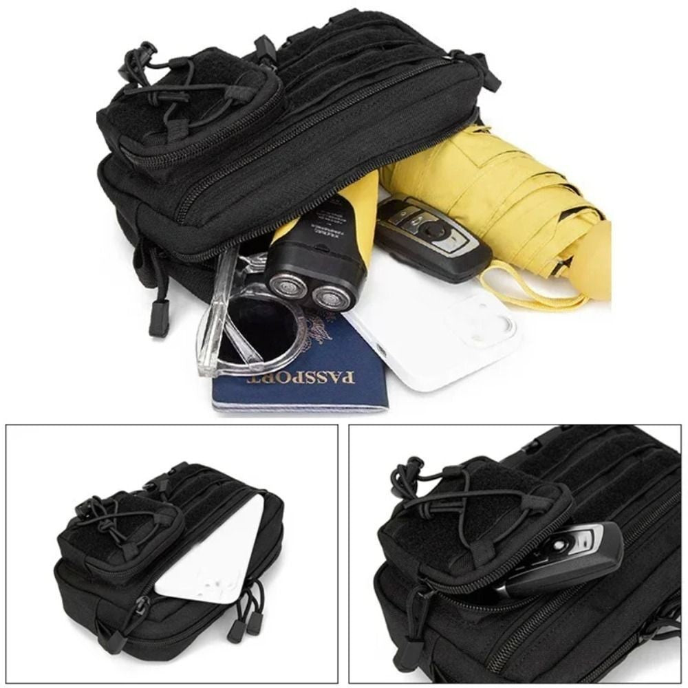 1000D EDC Pouch Molle Organizer Bag Multiple Pockets Utility Tool Storage Case