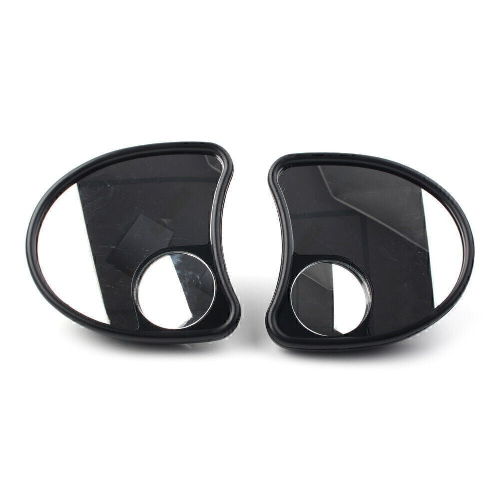 Fairing Mount Mirrors Blind Spot Side Mirror for Harley Batwing Touring 96-2013