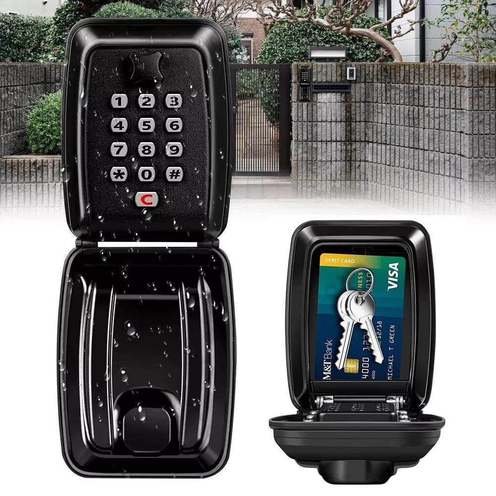 Key Safe Wall Mounted Police Approved, Key Lock Box Outdoor, Large Key Lock Box
