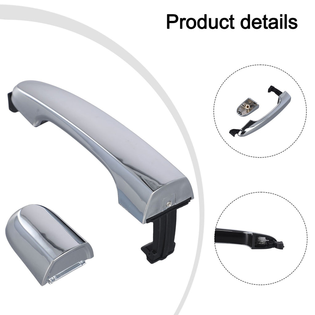 For Kia Sorento Replacement Part Rear Right Exterior Door Handle ABS Chrome