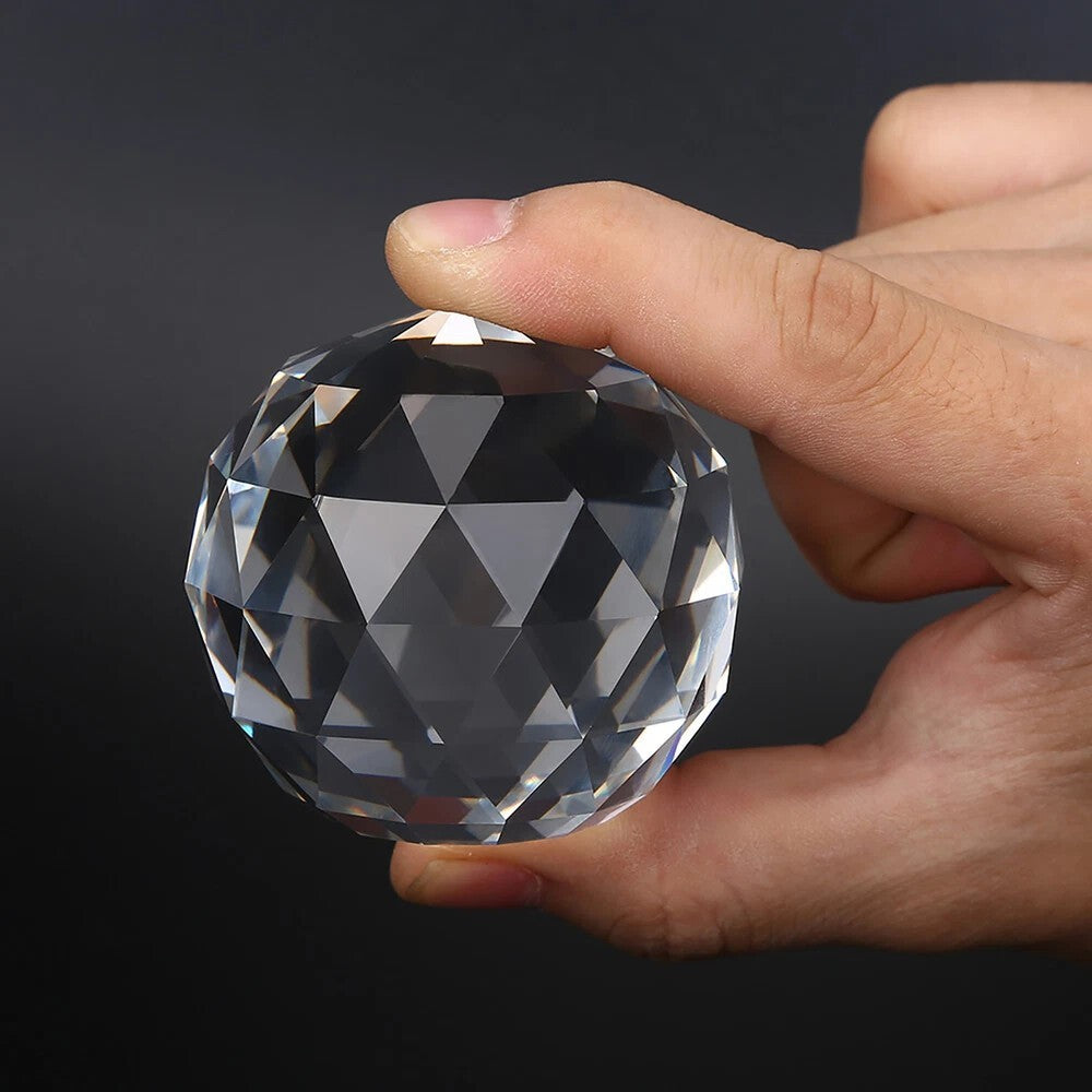 NEW 60mm Maze Crystal Clear Cut Crystal Glass Ball Crystal Maze GB