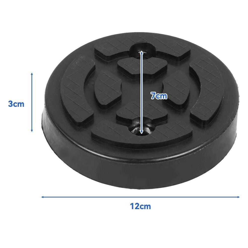4 Pcs Round Rubber Arm Pad Lift Pad Car Jack Mats Garage Lift Tool Accessories