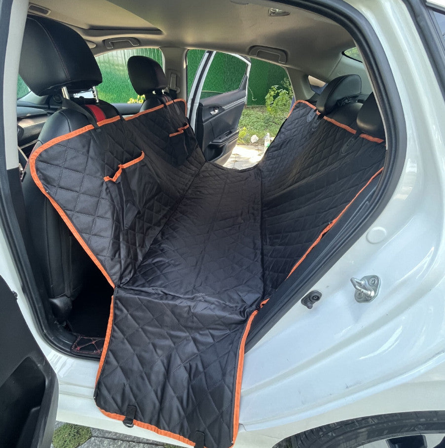 Dog Car Seat Cover Pet Safety protector Mat Rear Back Hammock 600D Waterproof UK