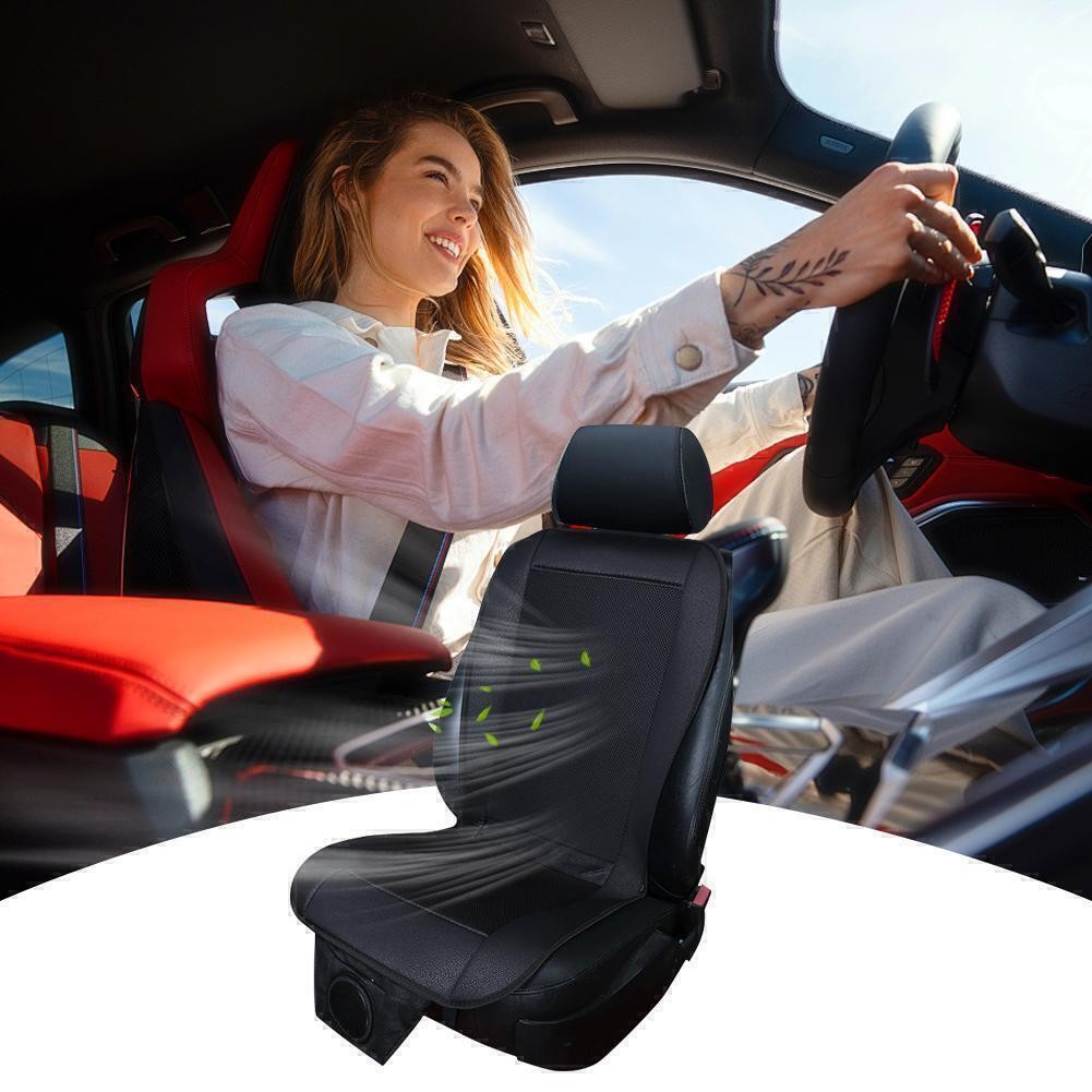 Car Vehicle Pad Seat Cooler Cushion Cover Summer Cooling Chair Fan UK
