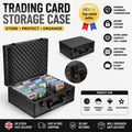Graded Card Storage Box Portable Card Holder for Slabs Sports MTG Trading Cards