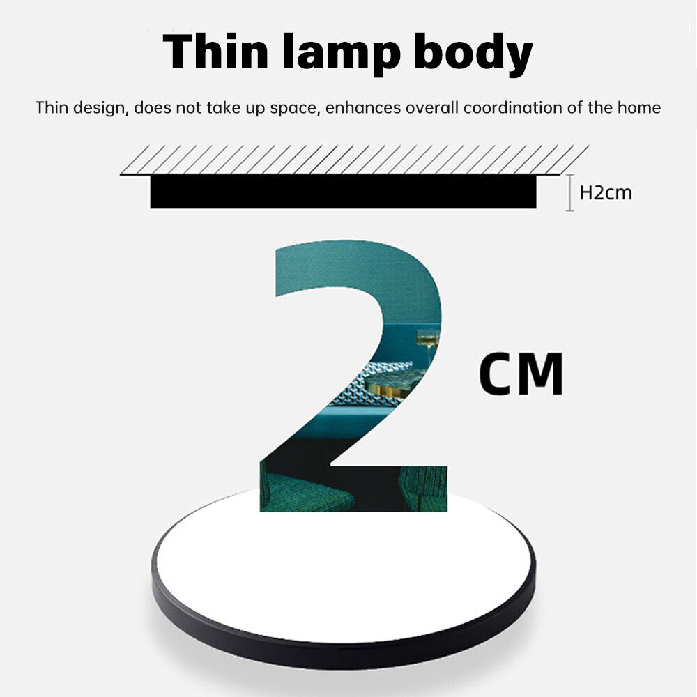 Lights Bathroom Kitchen Living Room Lamp Thin LED Ceiling Light Round Panel Down