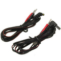 For Tens / Ems Machine Electrode Lead Wires Cables Standard Connection Plug x4
