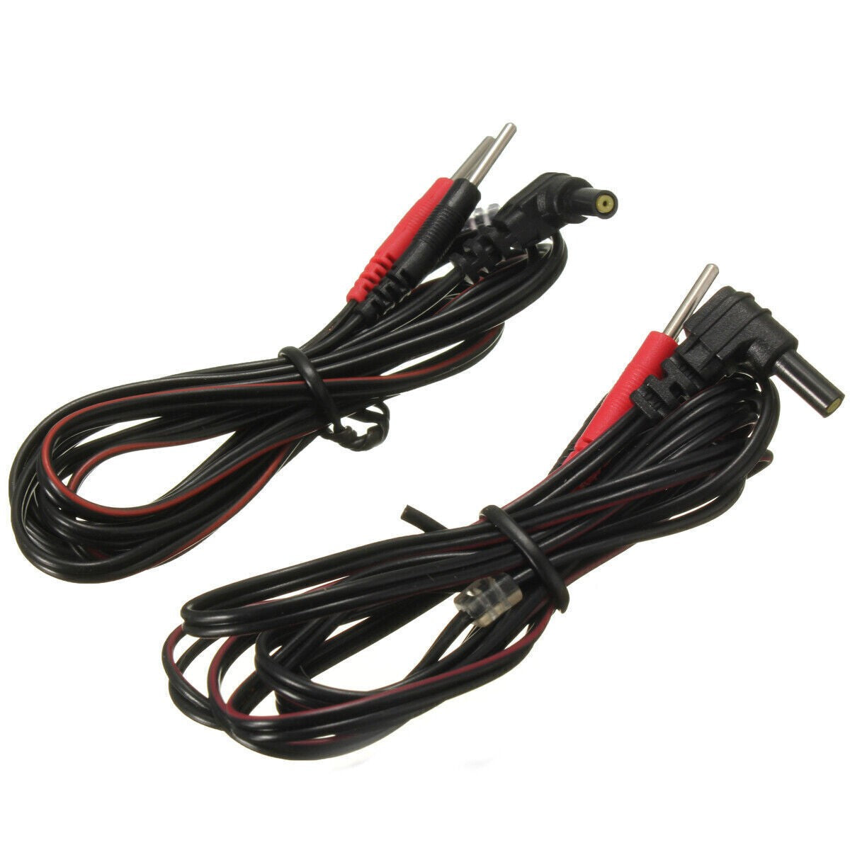 For Tens / Ems Machine Electrode Lead Wires Cables Standard Connection Plug x4