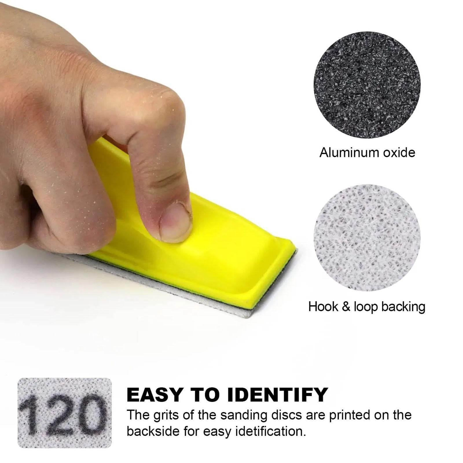 Micro Sander Mini Detail Finger Sander Hand Sander Small Sanding Tool for Wood