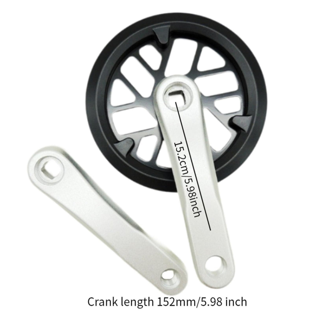 Kids Bike Crankset Crank Set 32T Bike Crank Arm Set Square