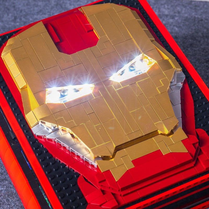 MOC IronBook Building block man book Commemorative Handbook Puzzle Toy