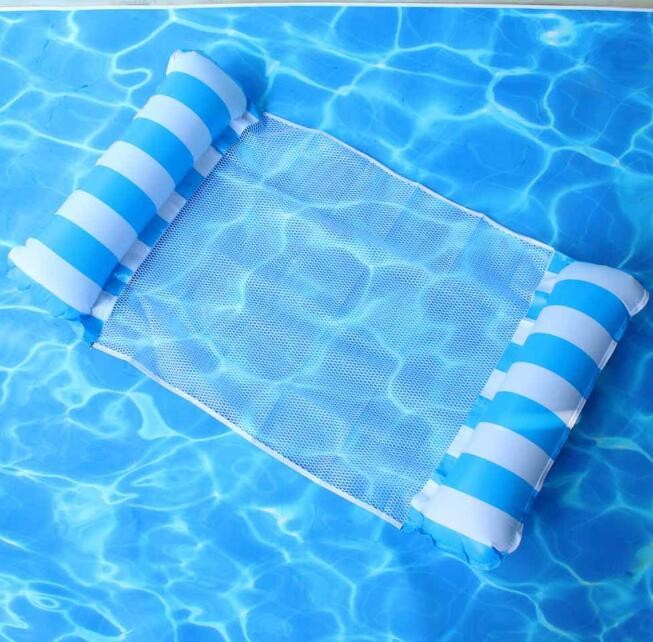 2X Inflatable Portable Floating Water Hammock Float Pool Bed Swimming Chair Toy