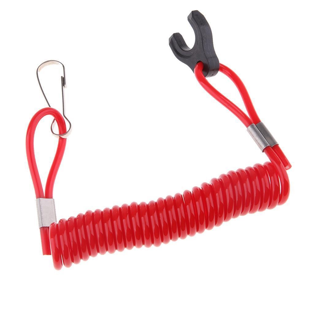 Boat Outboard Engine Safety Lanyard Stop Kill Switch Cord for Tohatsu