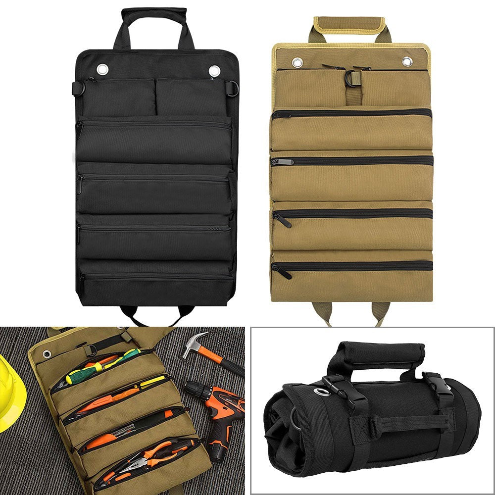 Tool Roll Organizer Tool Roll Up Oxford Bag Tool Large Wrench Super Big Pouch UK