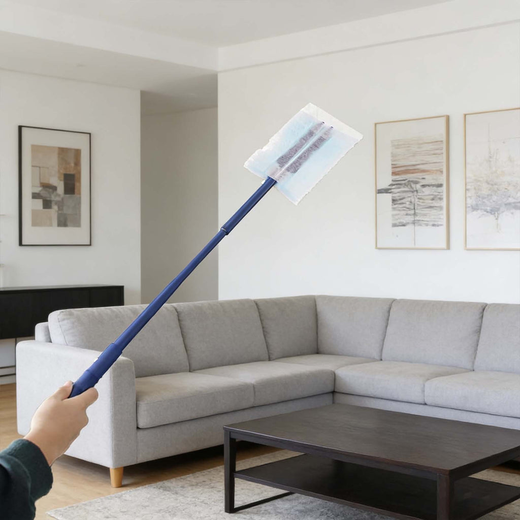 Flash Dust Magnet Fluffy Duster Kit with Extendable Long Handle + 50 Refills