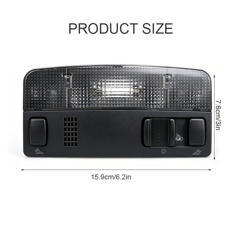 Front Interior Roof Light Lamp 3B0947105C For Seat Skoda VW Transporter T5 BLACK