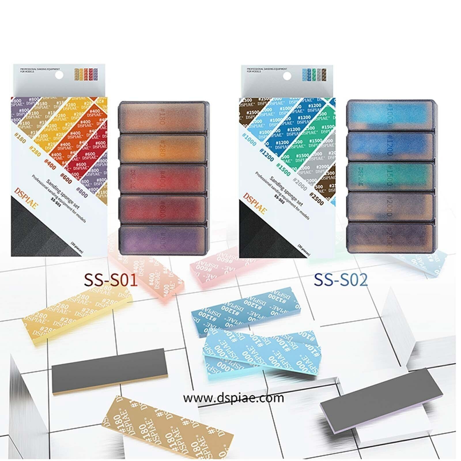 Sanding sponge for Dspiae GK military model sandpaper sanding tool kit