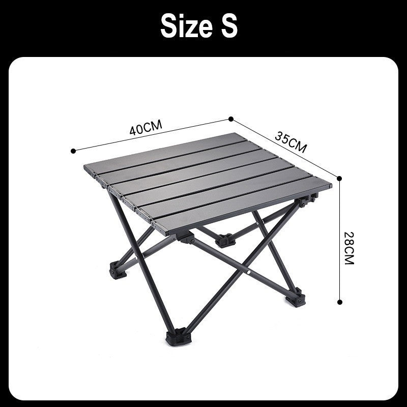 Folding Camping Table Portable Outdoor Picnic Desk Carbon Steel Compact Sturdy