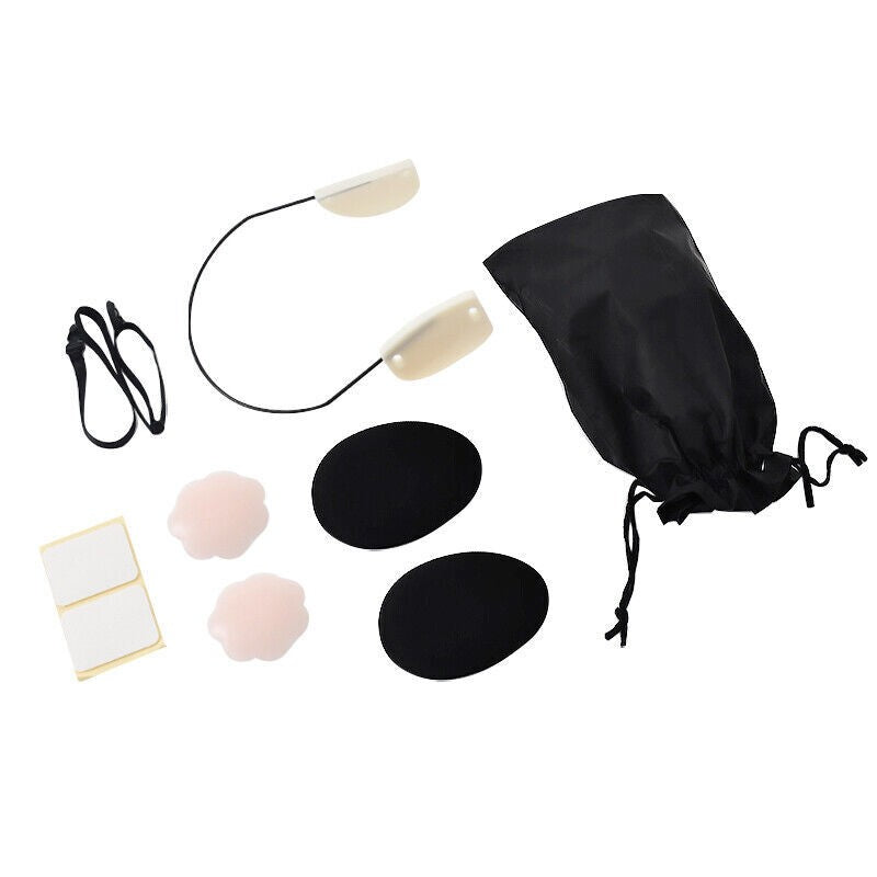 Invisible Push-Up Frontless Bra Silicone Deep Plunge Backless&Strapless Bra Kit