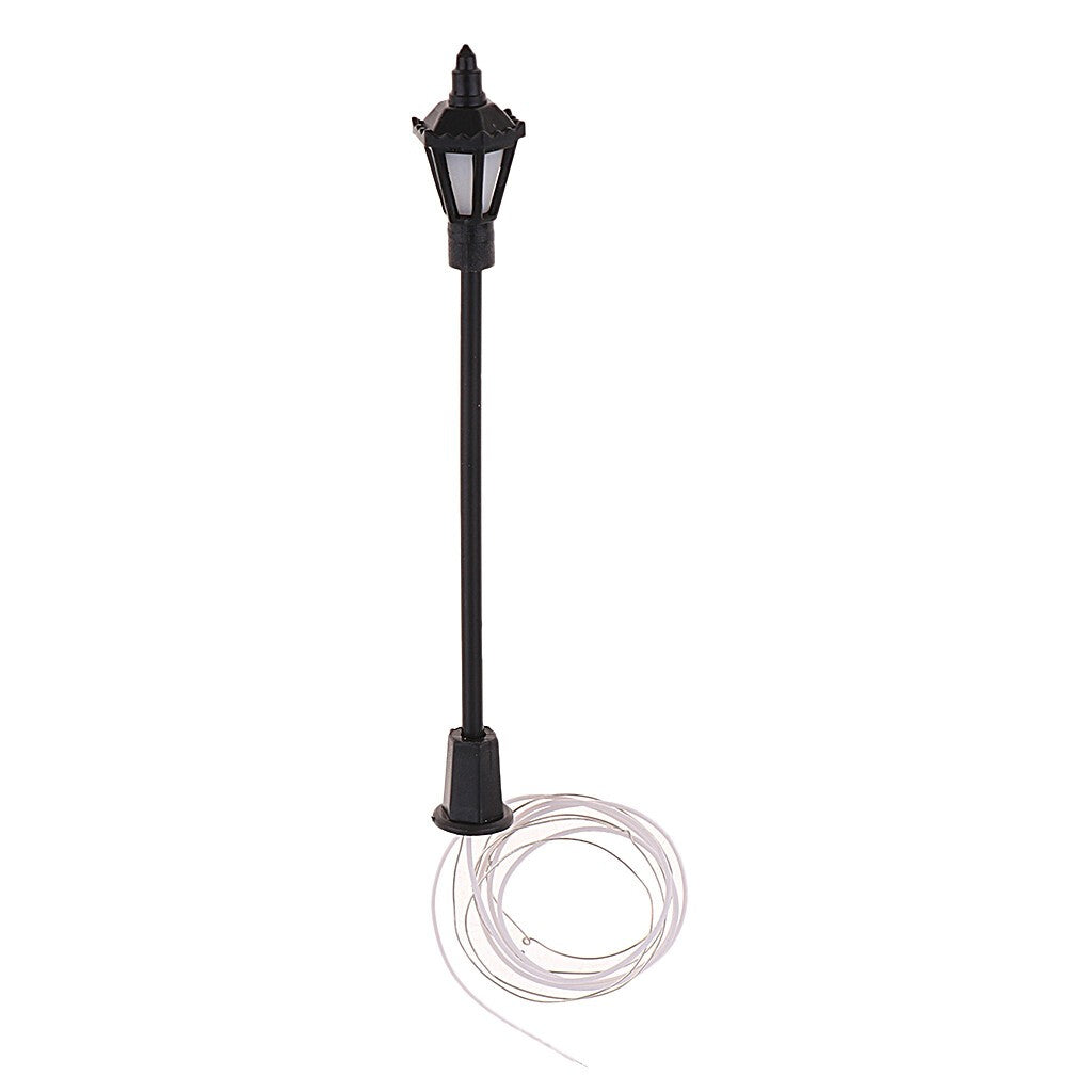 20pcs N Gauge LED Street Lights Model Railway Lamppost Dollhouse Lamp