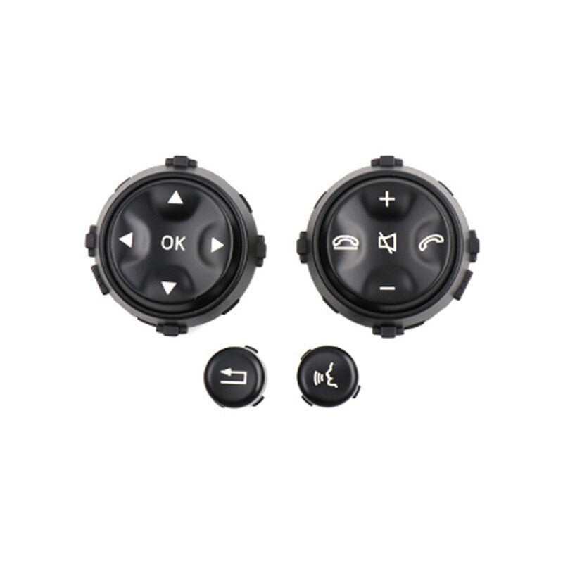 Fit For Mercedes-Benz S W221 06-09 Black R&L Steering Wheel Switch Button 4x