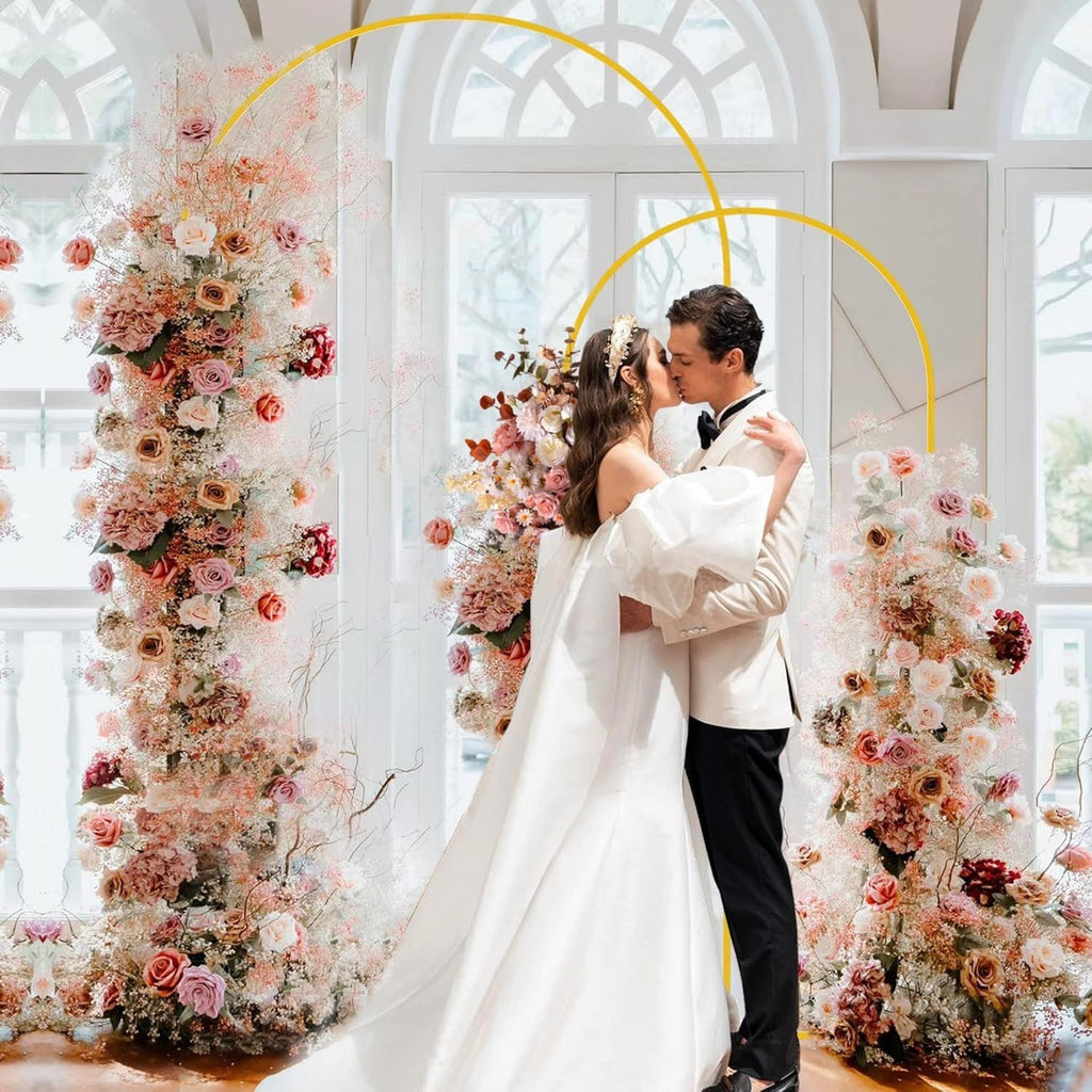 Large Wedding Arch Door Backdrop Stand Flower Display Frame Backdrop Metal Rack