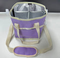 Family Size 4 Compartment Drink Bag, Multiple Tumbler Carrier Caddy