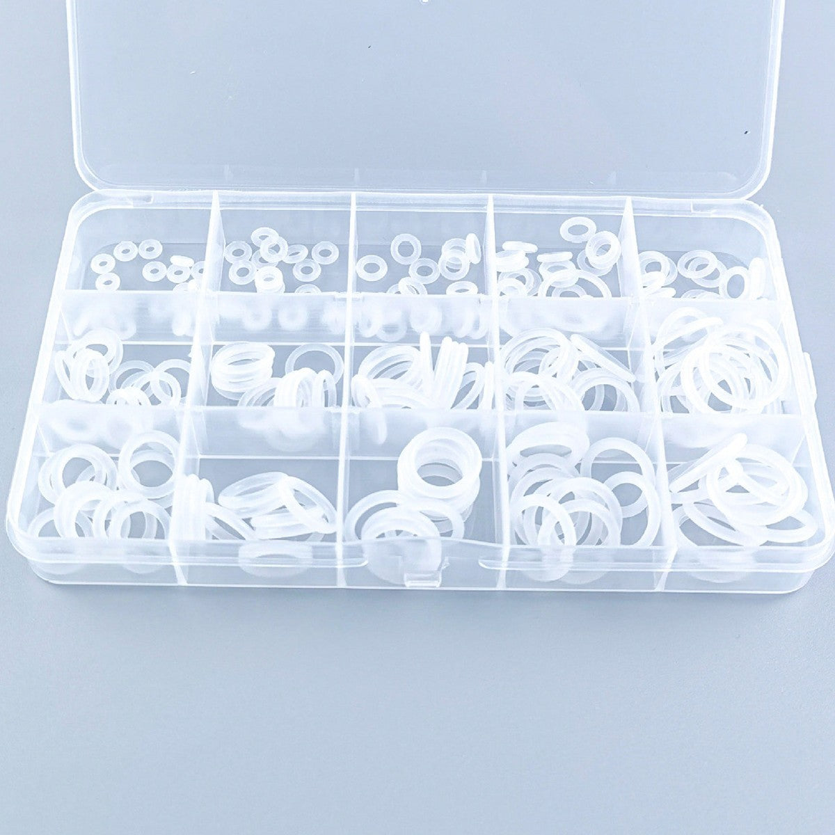 225 PCS Clear Food Grade Silicone O Rings Rubber Set o Ring Silicone Seal Kitnew