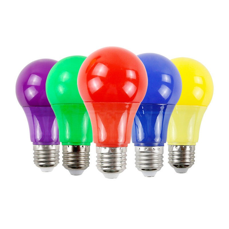 20pcs 5W B22 E27 LED Coloured Bulbs Garden Party Wedding Fairy Festoon Lights UK
