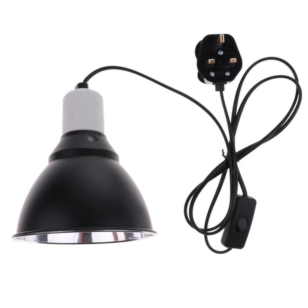 Reptile Ceramic Heat UVA/UVB Lamp Light Dome Holder Chicken Brooder Basking