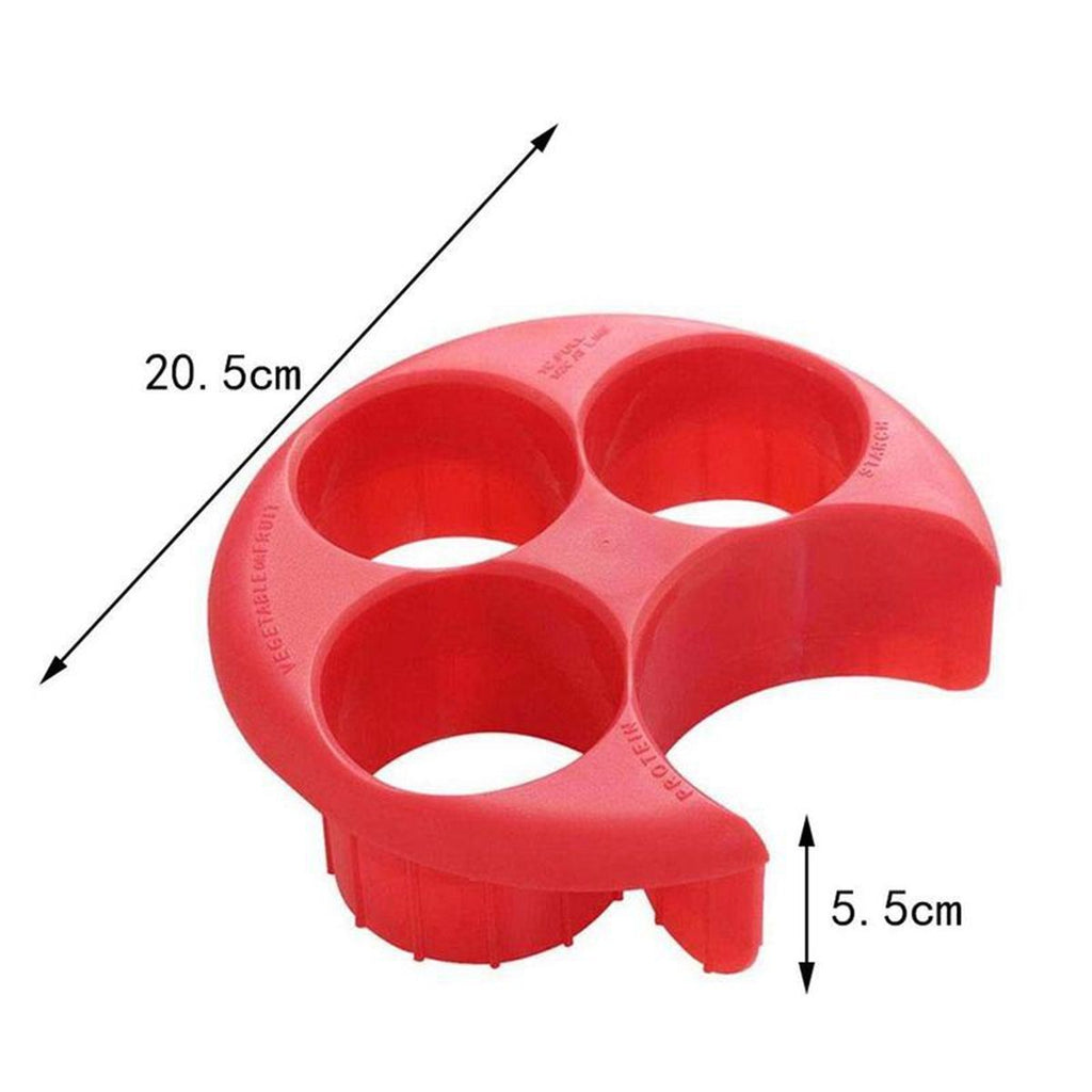 New Meal Measure Weightloss Diet Portion Slimming  Perfect Plastic Control Plate