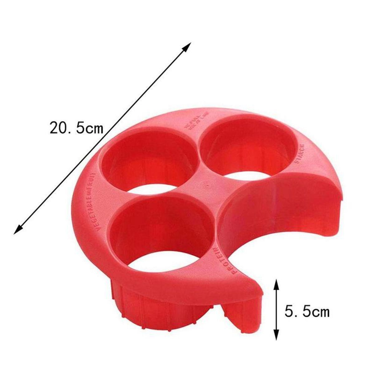 New Meal Measure Weightloss Diet Portion Slimming  Perfect Plastic Control Plate