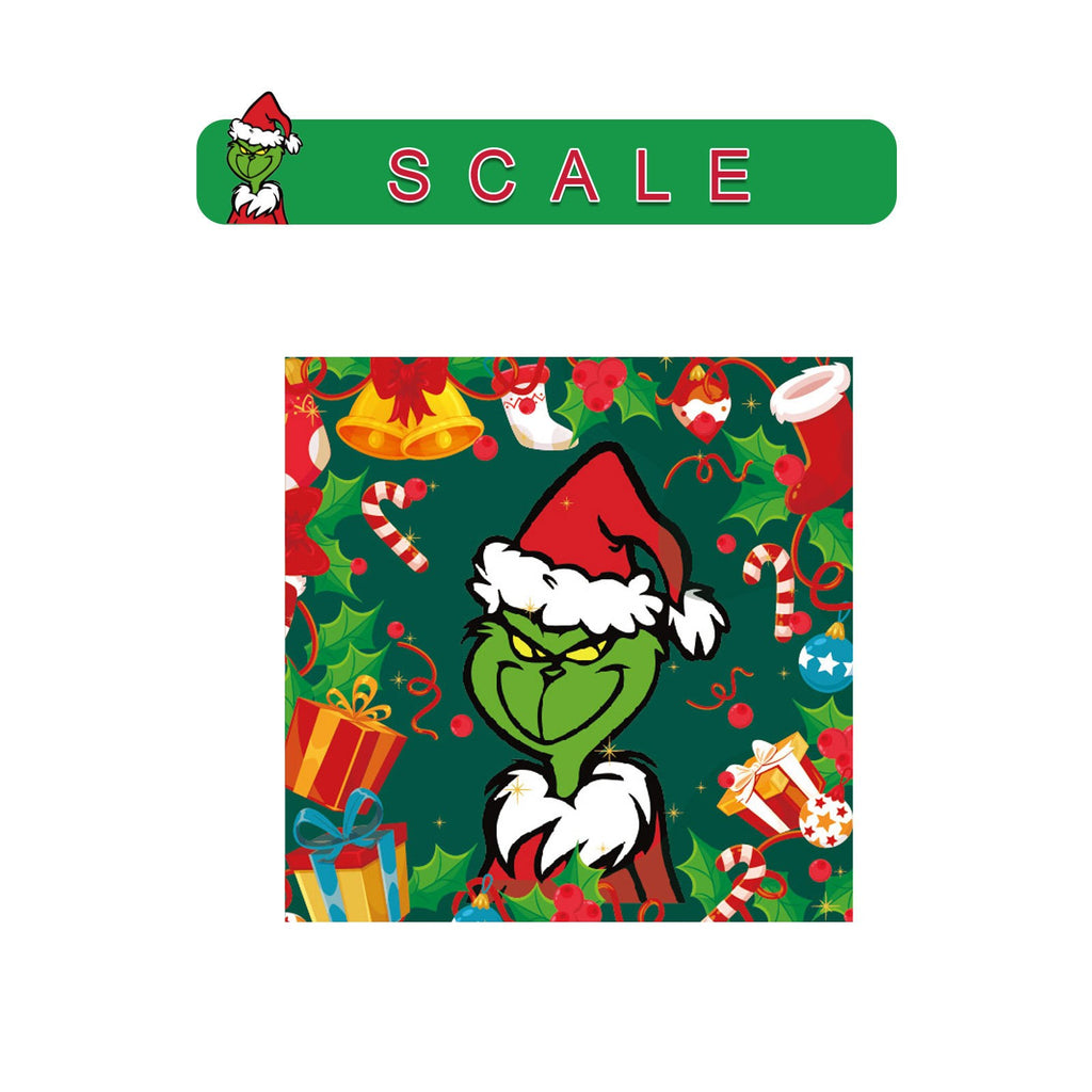106Pcs Christmas Grinch Party Decorations Christmas Birthday Tableware Plates