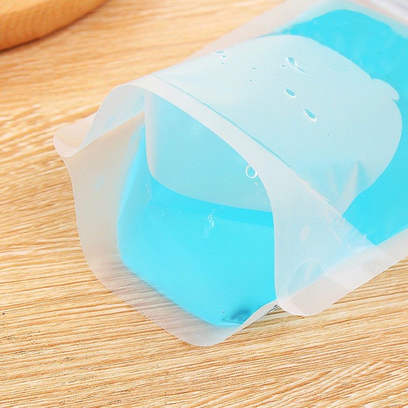 Clear Matte Portable Self Seal Bag Fruit Juice Milk Tea Drink Pouches Packaging