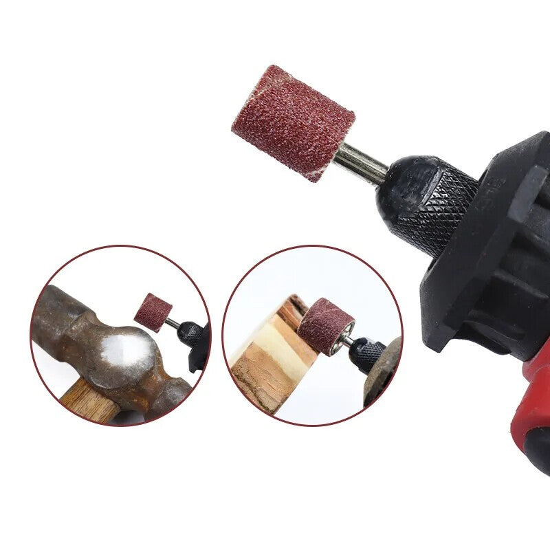 384Pcs Sander Sanding Band Sleeve Drum Rubber Mandrel Set for Dremel Rotary Tool
